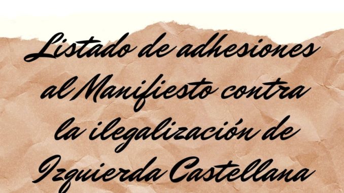 Manifiesto contra la ilegalización (1)