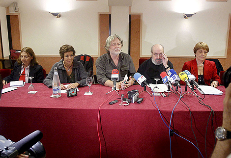 Presentación de la candidatura II-SP en Donosti