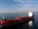 Un petrolero turco en el mar Mediterráneo.
