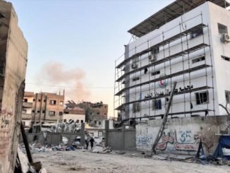 Hospital Kamal Adwan en Beit Lahia, al norte de la Franja de Gaza, 31 de octubre de 2024. (Foto: AFP)