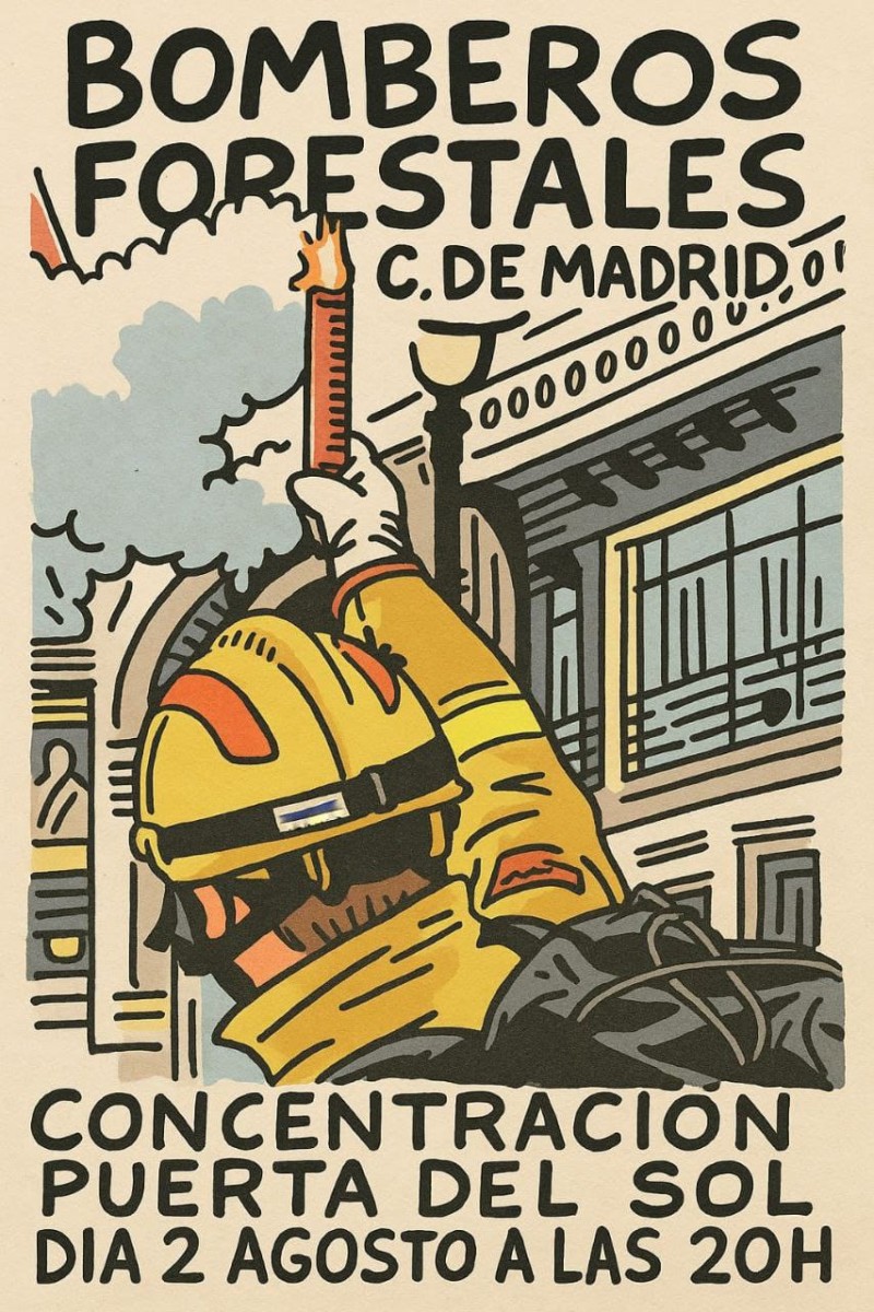 [Madrid] Los bomberos forestales de la Comunidad, en huelga indefinida ...